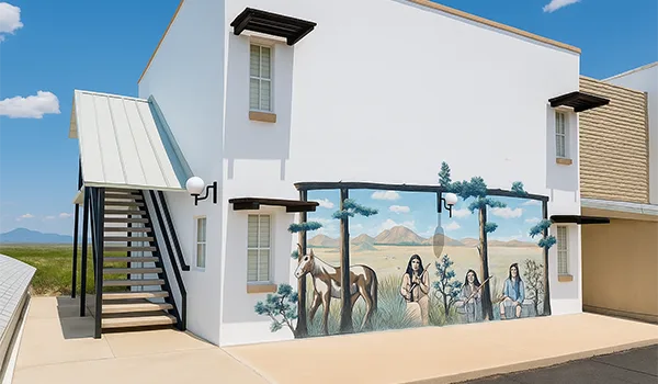 Tombstone Western Mural