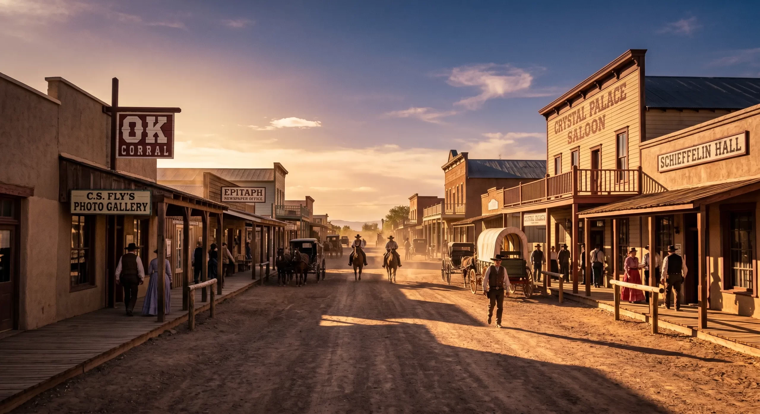 Classic Depiction of Tombstone.
