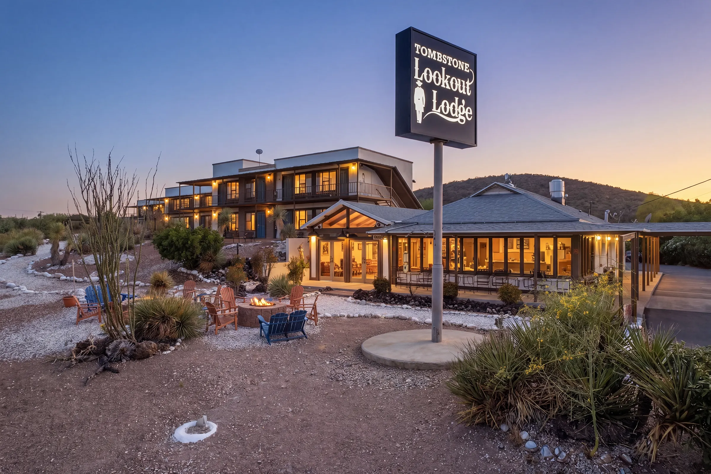 Tombstone Lookout Lodge - Front Face