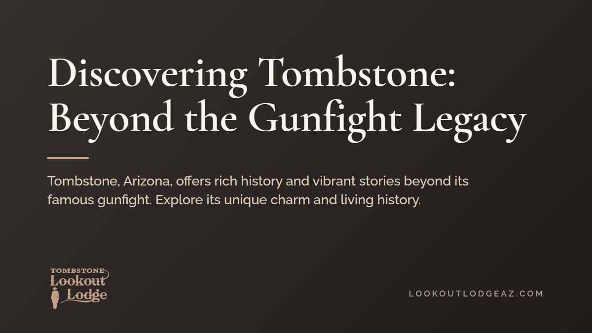 Title card reading Discovering Tombstone: Beyond the Gunfight Legacy