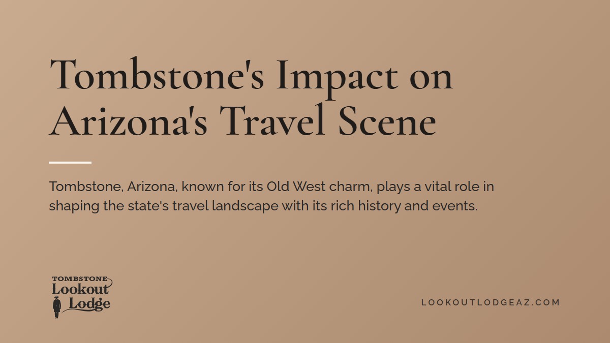 Title card reading Tombstone's Impact on Arizona's Travel Scene