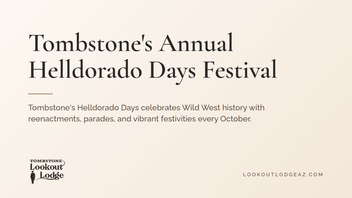 Title card reading Tombstone's Annual Helldorado Days Festival