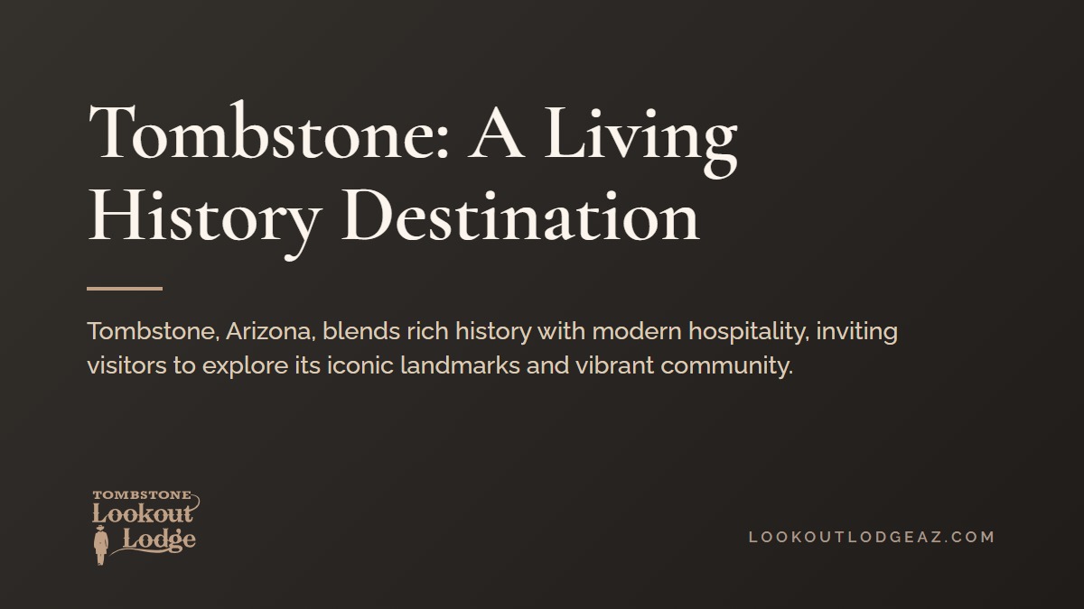 Title card reading Tombstone: A Living History Destination