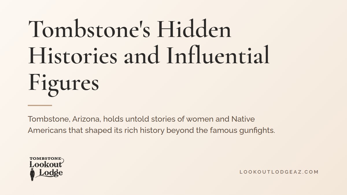Title card reading Tombstone's Hidden Histories and Influential Figures