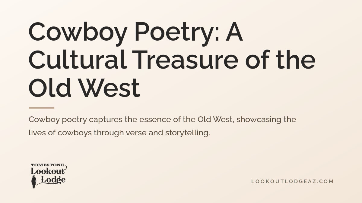 Cowboy Poetry: A Cultural Treasure of the Old West